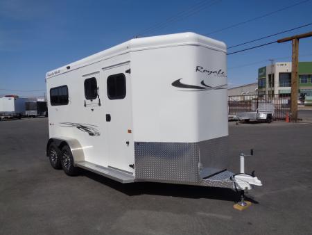 New 2027 Trails West * Royale SXST * 2-Horse Straight Load Bumper Pull Horse Trailer