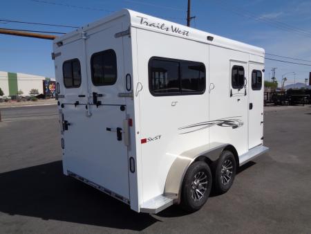 New 2027 Trails West * Royale SXST * 2-Horse Straight Load Bumper Pull Horse Trailer