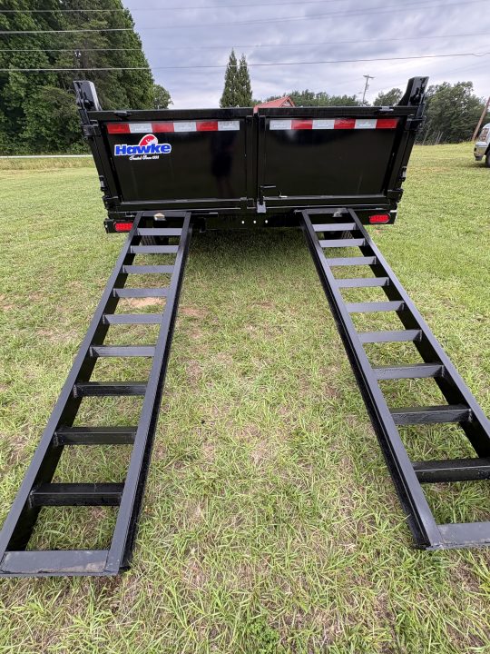 New 2026 Hawke 7X14 14K Low Pro Dump Trailer With Wireless Remote