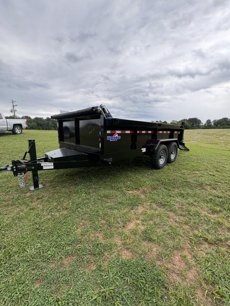 New 2026 Hawke 7X14 14K Low Pro Dump Trailer With Wireless Remote