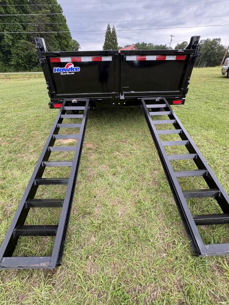 New 2026 Hawke 7X14 14K Low Pro Dump Trailer With Wireless Remote