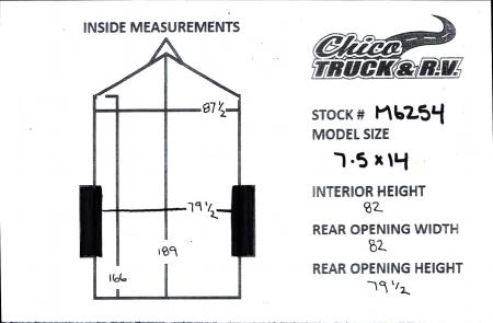 New 2026 ALCOM EZEC 7.5X14 TA2 Cargo / Enclosed Trailer