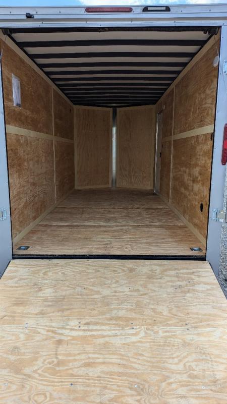 New 2026 Homesteader 7x16 HD SERIES Intrepid V-Nose Cargo Trailer w/ Ramp Door (9950# GVW)