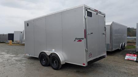 New 2026 Homesteader 7x16 HD SERIES Intrepid V-Nose Cargo Trailer w/ Ramp Door (9950# GVW)