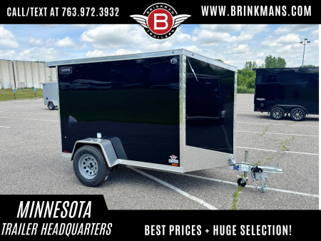 New 2026 Lightning 5X8 Cargo / Enclosed Trailer - REAR SWING DOOR!