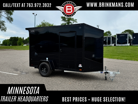 New 2026 Lightning 5X10 Enclosed Trailer - Ramp Door- Blackout Package!
