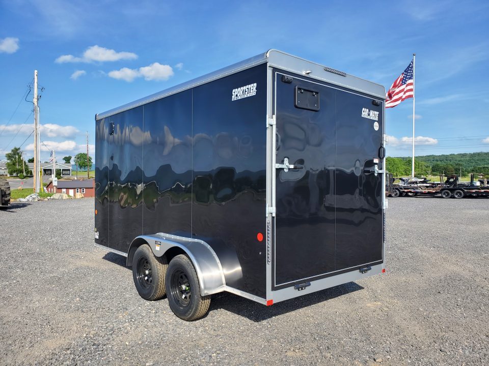 New 2026 Car Mate Trailers Liberty Sport V-Nose Cargo Trailer / 7000 GVWR / 7'x14'