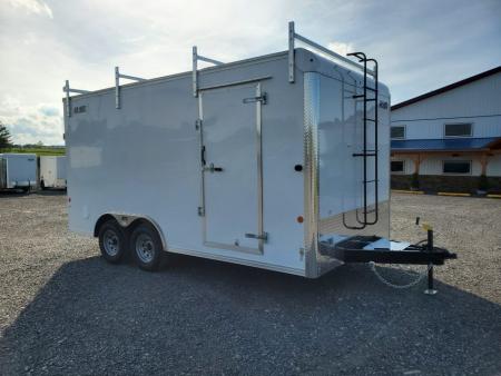 New 2026 Car Mate Trailers CM818CC-HD Contractor Trailer / 9990 GVWR / 8.5'x16'