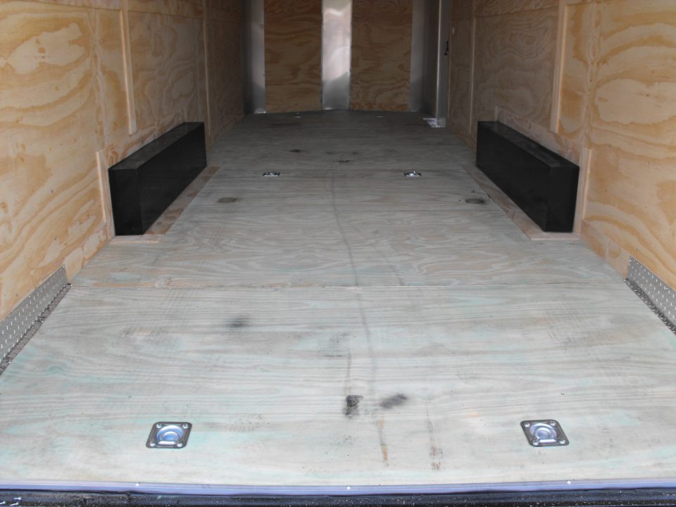 New Enclosed Trailer 8.5 X 24 V Nose 7'2" Tall Interior 14K
