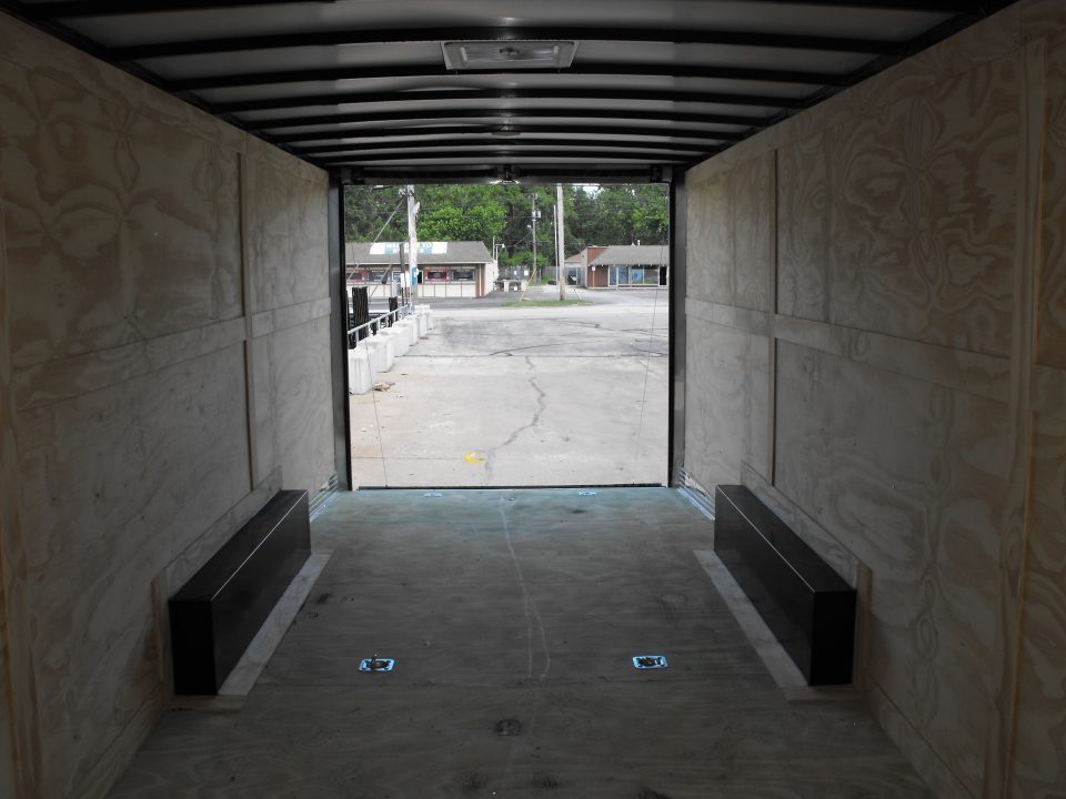 New Enclosed Trailer 8.5 X 24 V Nose 7'2" Tall Interior 14K