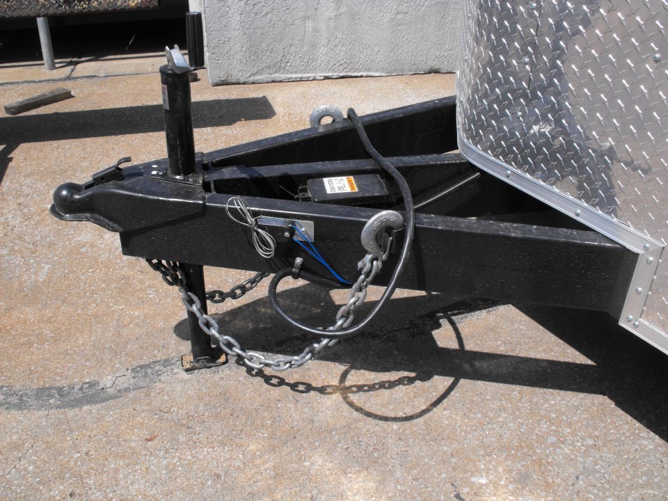 New Enclosed Trailer 8.5 X 24 V Nose 7'2" Tall Interior 14K