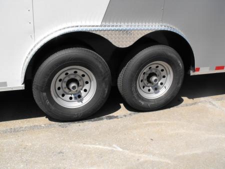 New Enclosed Trailer 8.5 X 24 V Nose 7'2" Tall Interior 14K