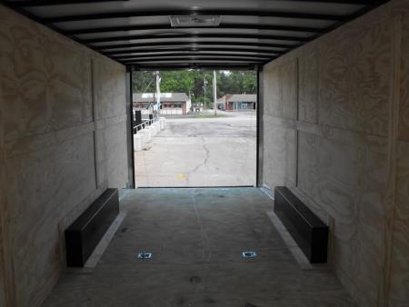 New Enclosed Trailer 8.5 X 24 V Nose 7'2" Tall Interior 14K