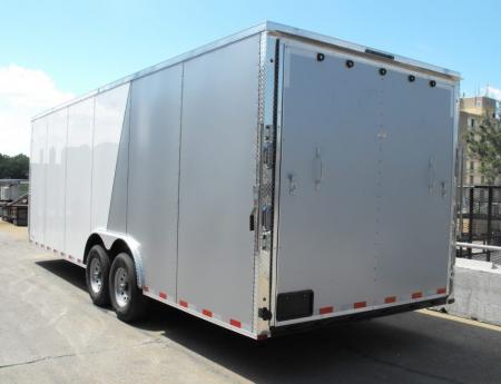 New Enclosed Trailer 8.5 X 24 V Nose 7'2" Tall Interior 14K