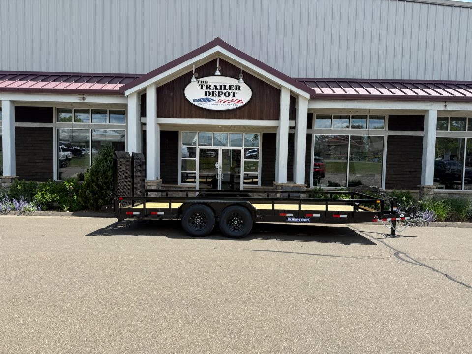 New Sure-Trac 7′ X 20′ OPEN LANDSCAPE/EQUIPMENT TRAILER 14K