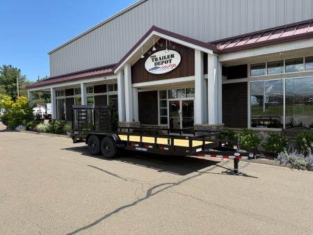 New Sure-Trac 7′ X 20′ OPEN LANDSCAPE/EQUIPMENT TRAILER 14K