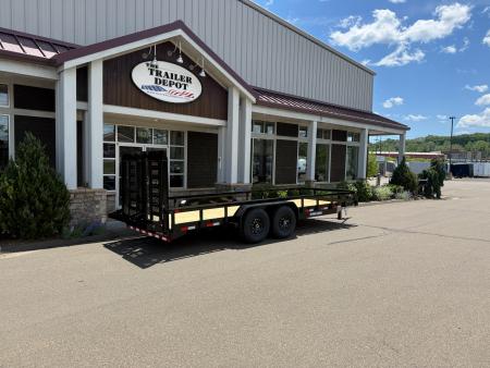 New Sure-Trac 7′ X 20′ OPEN LANDSCAPE/EQUIPMENT TRAILER 14K