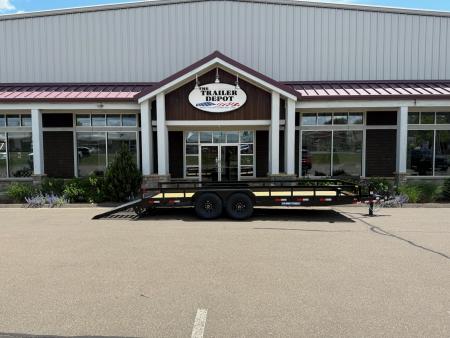 New Sure-Trac 7′ X 20′ OPEN LANDSCAPE/EQUIPMENT TRAILER 14K