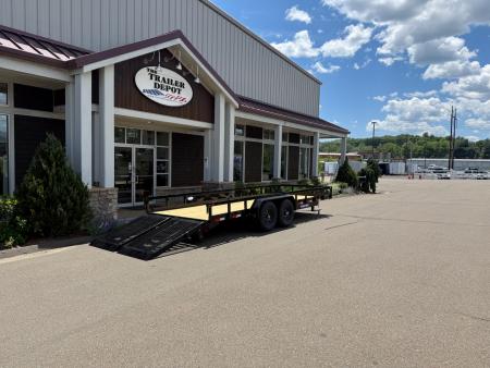 New Sure-Trac 7′ X 20′ OPEN LANDSCAPE/EQUIPMENT TRAILER 14K