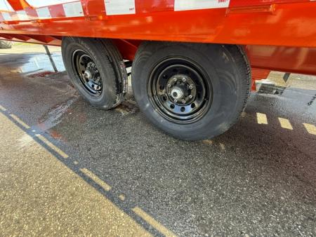 New 2026 Rice Trailers 102"X25+5 GOOSENECK Deckover Trailer