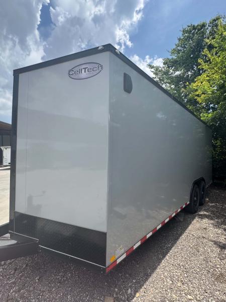 Used USED 2023 Cell-Tech Trailers 8.5X20 Cargo / Enclosed Trailer 7000 LB AXLES
