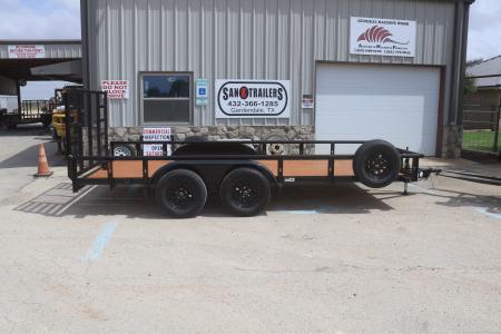 New 2026 Texas Bragg Trailers 83"X16' Pipe Top Utility Trailer Utility Trailer