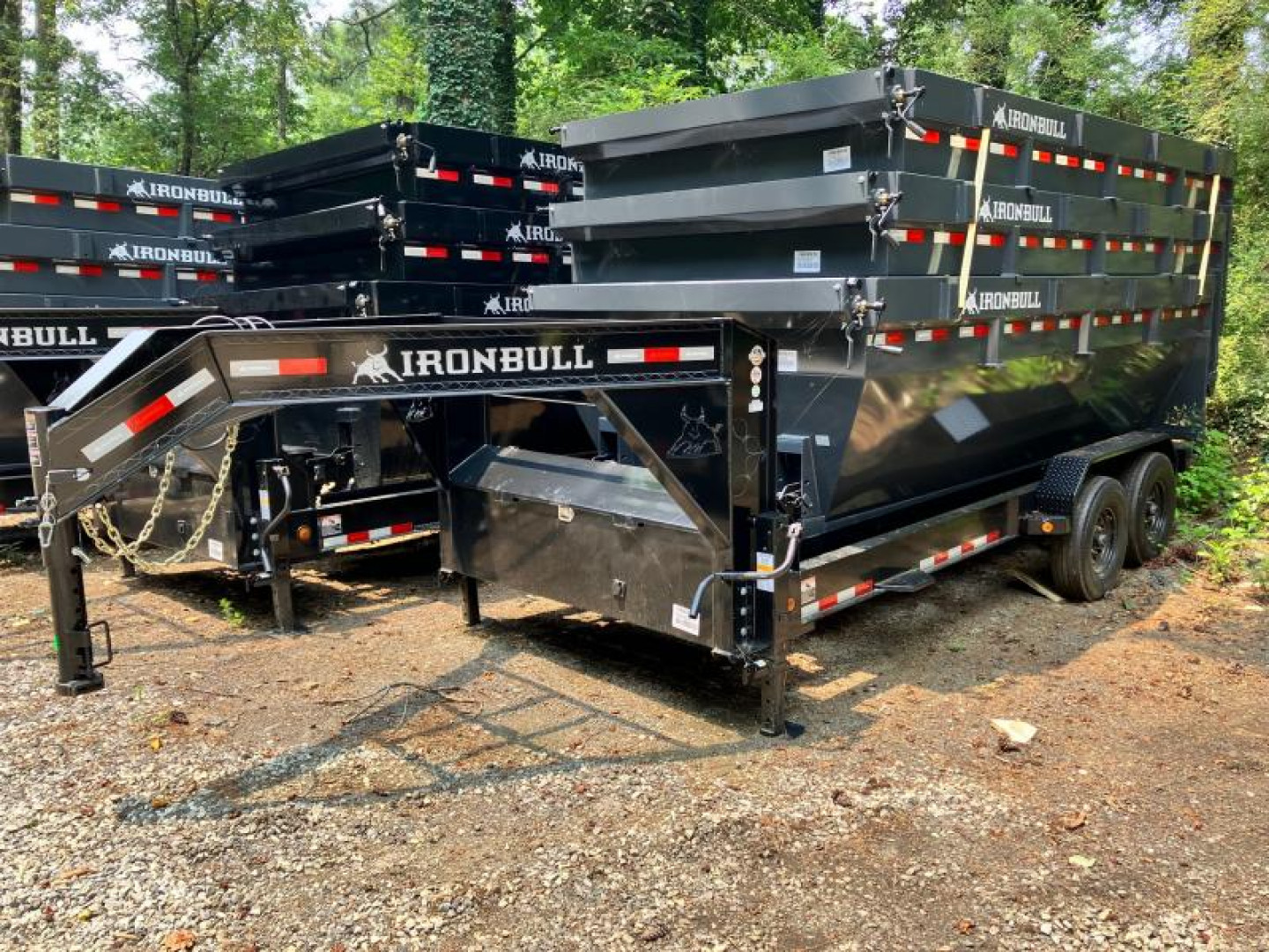 New 2025-Iron-Bull-Trailers-Gooseneck-7×16-16k-8k-Axles-DBG-Roll-Off-Trailer-System-R16K716GI-STACK3