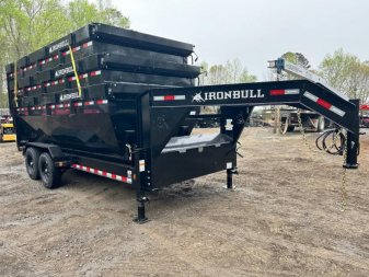 New 2025-Iron-Bull-Trailers-Gooseneck-7×16-16k-8k-Axles-DBG-Roll-Off-Trailer-System-R16K716GI-STACK3
