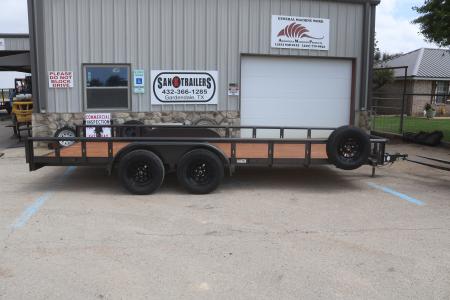 New 2026 Texas Bragg Trailers 83"X18' Pipe Top Utility Trailer