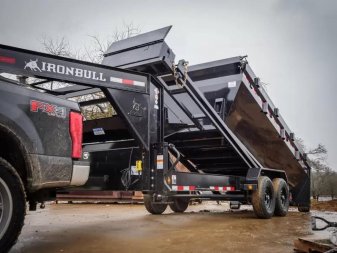 New 2025-Iron-Bull-Trailers-Gooseneck-14k-7×16-7k-Axles-DBG-Roll-Off-Trailer-System-R14K716GI-STACK1