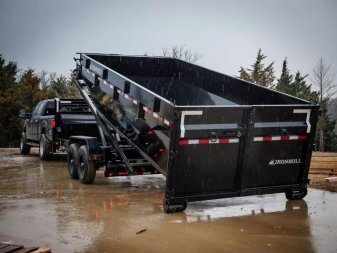 New 2025-Iron-Bull-Trailers-Gooseneck-14k-7×16-7k-Axles-DBG-Roll-Off-Trailer-System-R14K716GI-STACK1