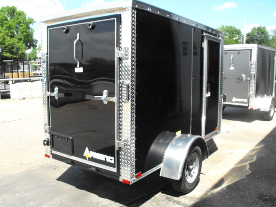 New Enclosed Trailer 4 X 8 Barn Door 5' Interior 080 Skin