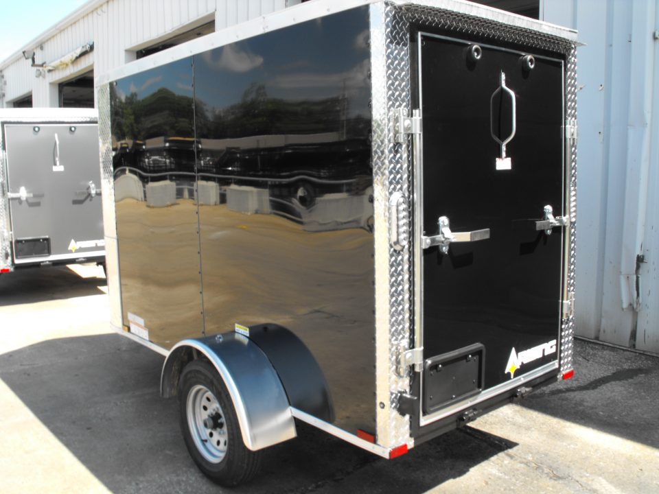 New Enclosed Trailer 4 X 8 Barn Door 5' Interior 080 Skin