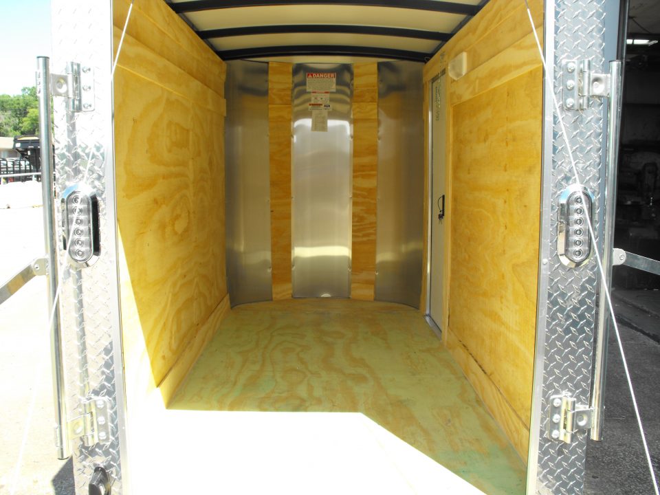New Enclosed Trailer 4 X 8 Barn Door 5' Interior 080 Skin