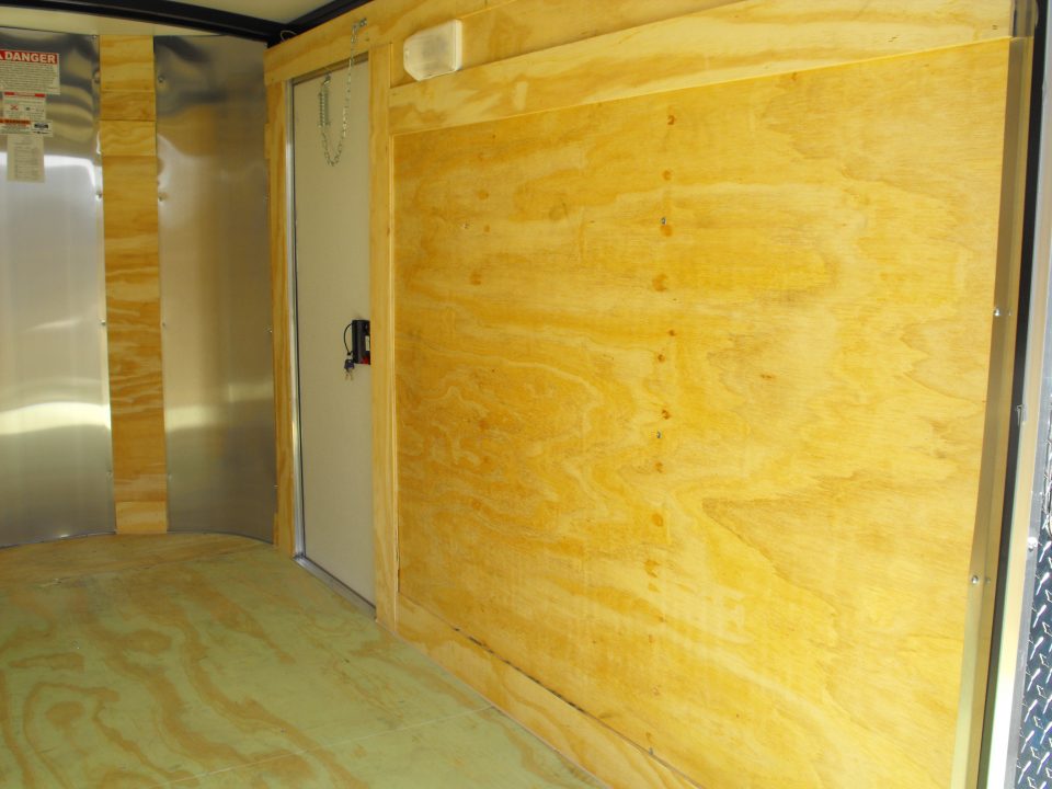 New Enclosed Trailer 4 X 8 Barn Door 5' Interior 080 Skin
