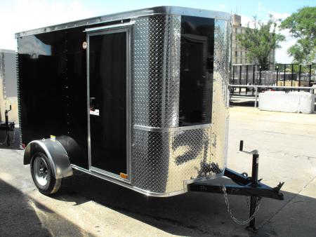 New Enclosed Trailer 4 X 8 Barn Door 5' Interior 080 Skin