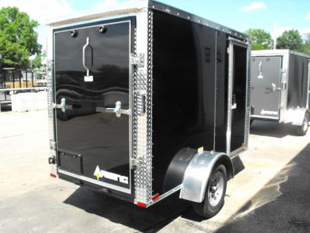 New Enclosed Trailer 4 X 8 Barn Door 5' Interior 080 Skin