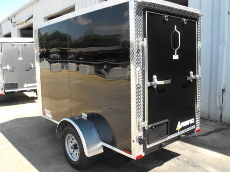 New Enclosed Trailer 4 X 8 Barn Door 5' Interior 080 Skin