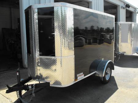 New Enclosed Trailer 4 X 8 Barn Door 4' Interior 080 Skin