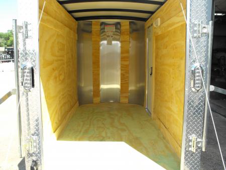 New Enclosed Trailer 4 X 8 Barn Door 5' Interior 080 Skin