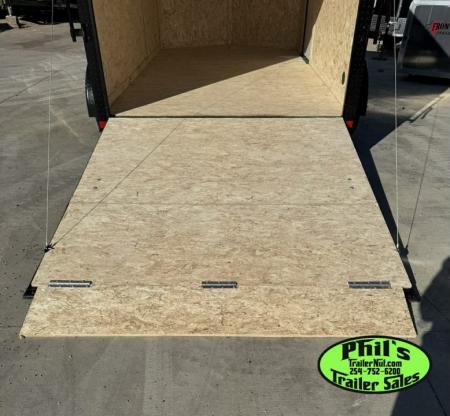 New 7X12 ENCLOSED TRAILER CARGO TRAILER Cargo / Enclosed Trailer SCREWLESS .080 EXTERIOR & REAR WING