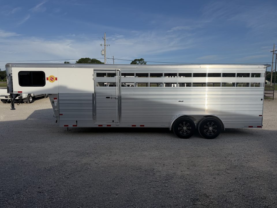 New 2026 Sundowner 24' Stock Combo Gooseneck Rancher TR Stock / Stock Combo Trailer