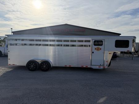 New 2026 Sundowner 24' Stock Combo Gooseneck Rancher TR Stock / Stock Combo Trailer