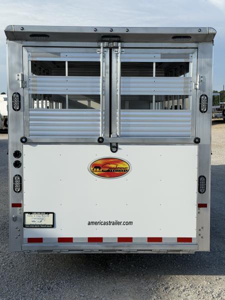 New 2026 Sundowner 24' Stock Combo Gooseneck Rancher TR Stock / Stock Combo Trailer