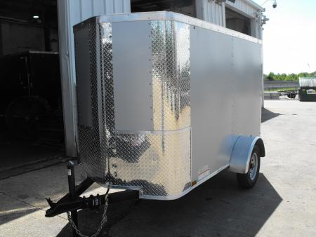 New Enclosed Trailer 4 X 8 Door 5' Interior 080 SkinRamp