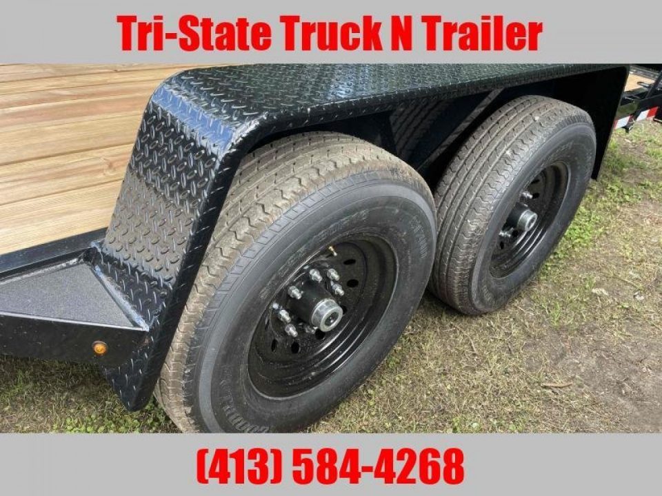 New 2026 BWISE 16' 14k GVW Equipment Trailer