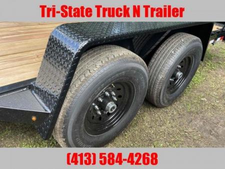 New 2026 BWISE 16' 14k GVW Equipment Trailer