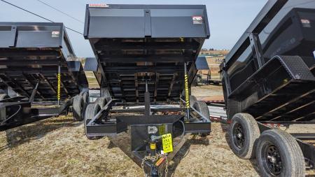 New 2027 BWISE 6x10 Lo Pro Equipment Dump w/ Underbody Ramps