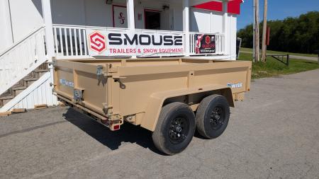 New 2027 BWISE 6x10 Lo Pro Equipment Dump w/ Underbody Ramps
