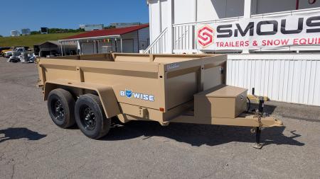 New 2027 BWISE 6x10 Lo Pro Equipment Dump w/ Underbody Ramps